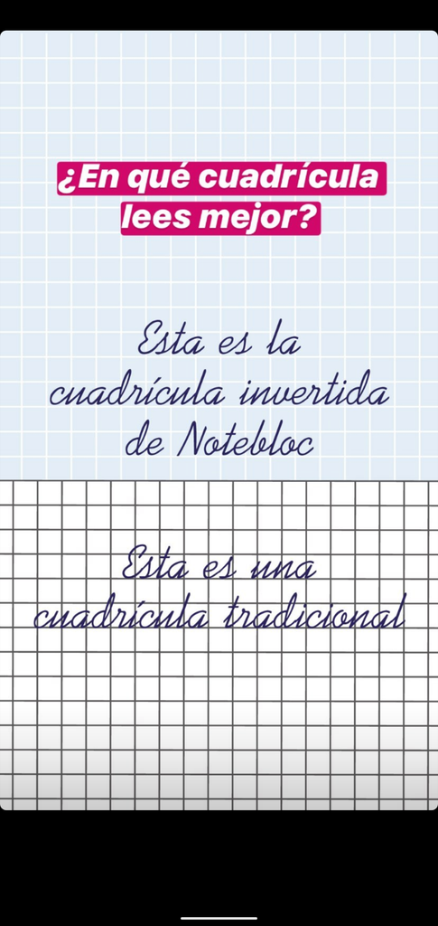 Notebloc - Cuadrícula Invertida - Pack de Hojas A4 - azul -  160 hojas